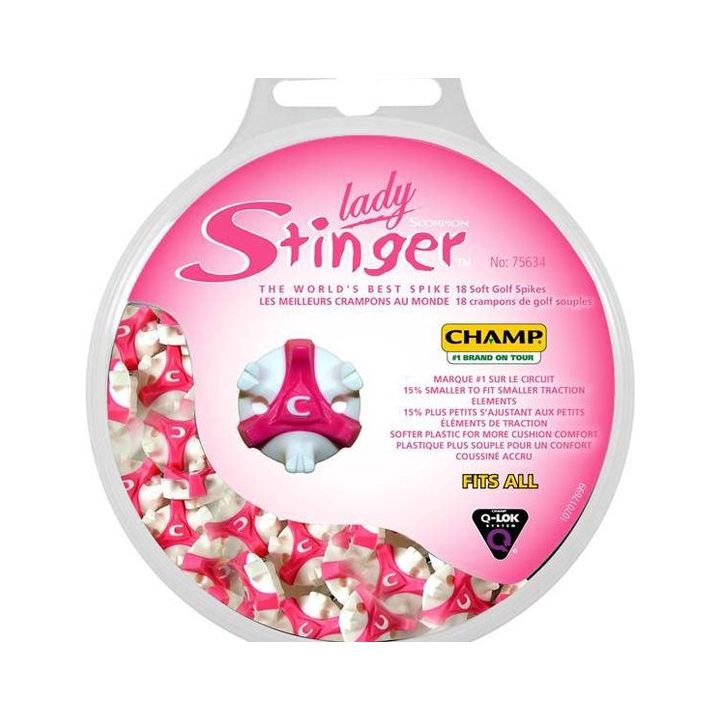 Champ Lady Stinger Spikes Q-Lok Roze Blauw disk