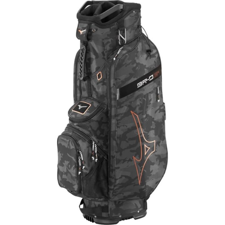 Mizuno BR-D3 Cart Bag '24 – Black Camo / Copper