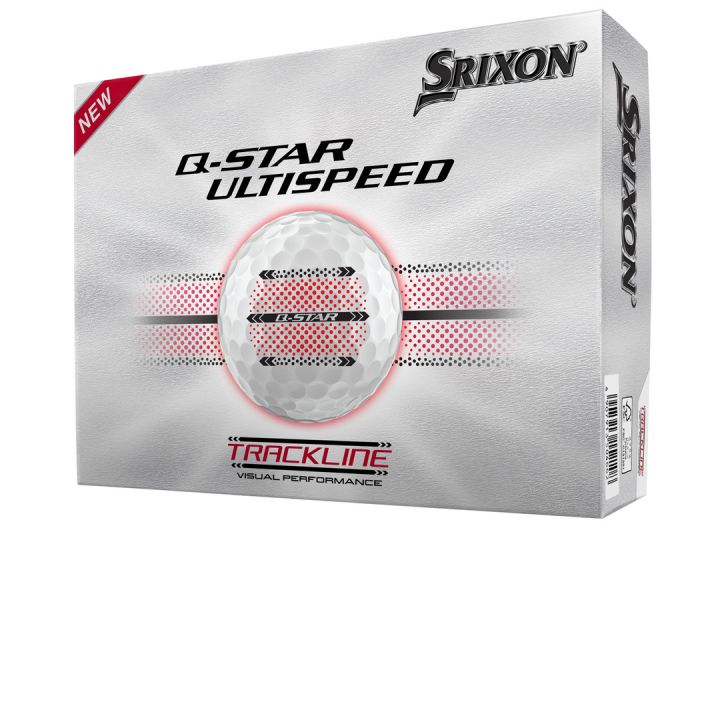 SRIXON Q-STAR ULTISPEED TRACKLINE - WHITE - Doos 12 stks