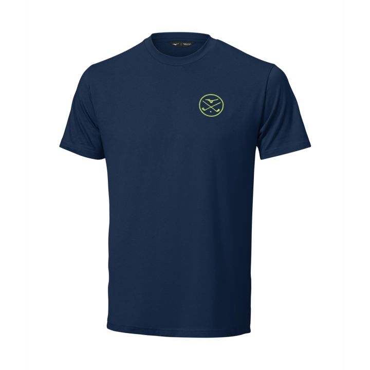 Mizuno Crossed Clubs Short Sleeve Tee Shirt – Estate Blue