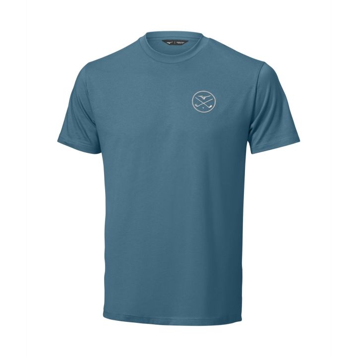 Mizuno Crossed Clubs Short Sleeve Tee Shirt – Larkspur