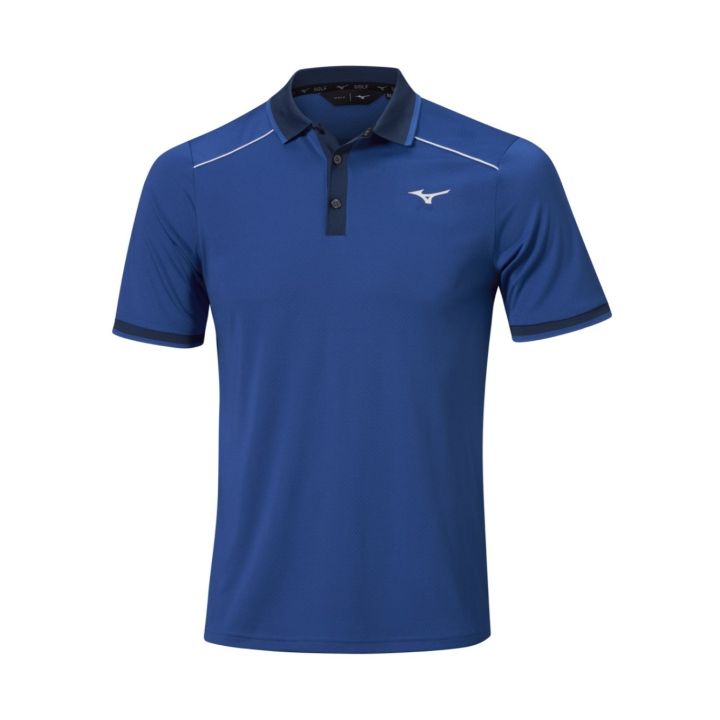 Mizuno Rib Knitted Short Sleeve Polo Shirt – Surf The Web