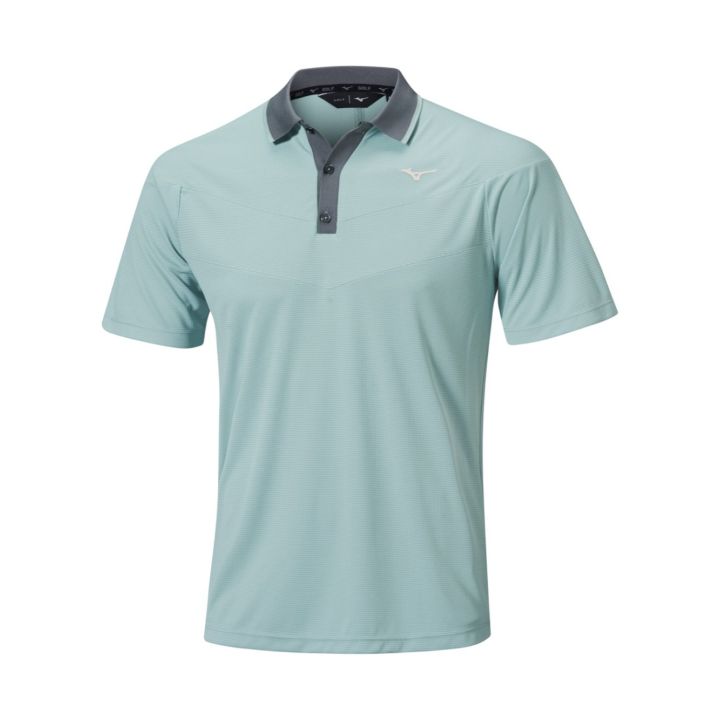 Mizuno Block Interlock Short Sleeve Polo Shirt – Aquifer