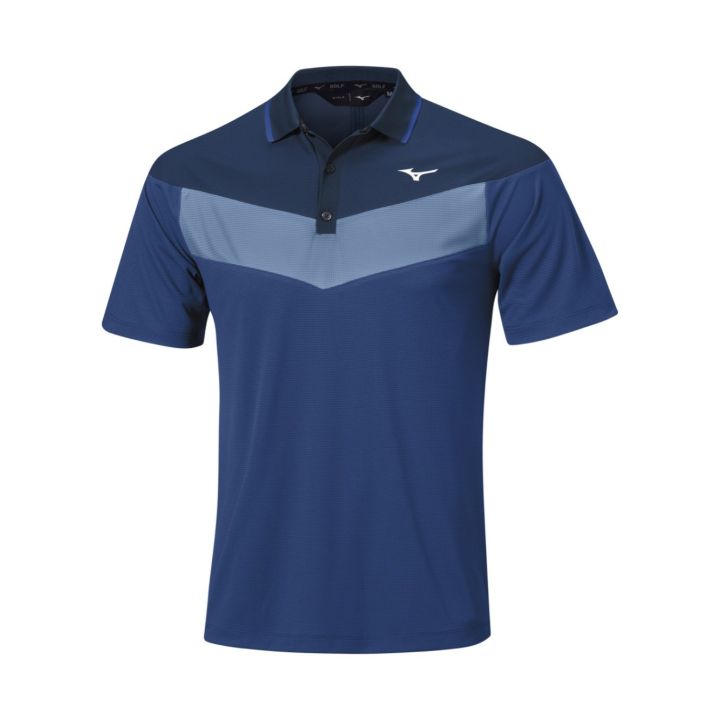 Mizuno Block Interlock Short Sleeve Polo Shirt – Surf The Web