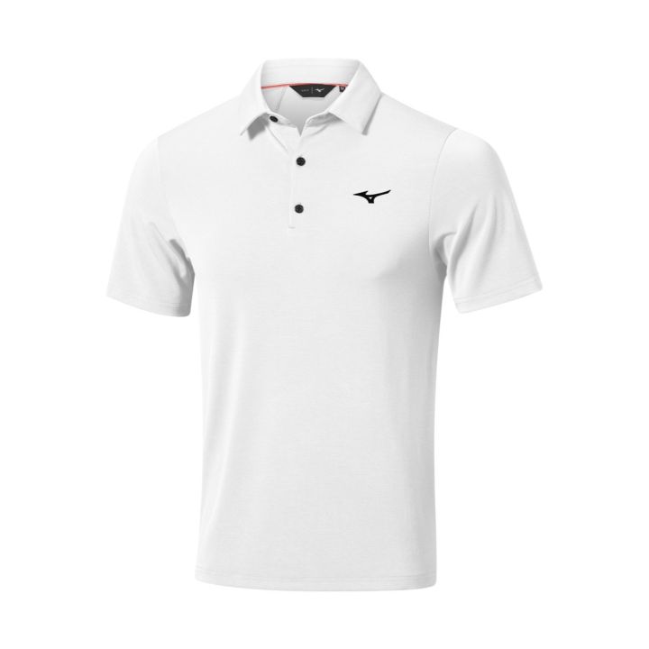 Mizuno Atlas Short Sleeve Polo – White