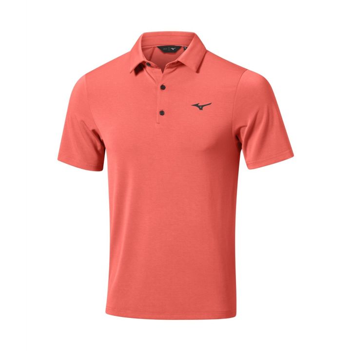 Mizuno Atlas Short Sleeve Polo – Neon Flare