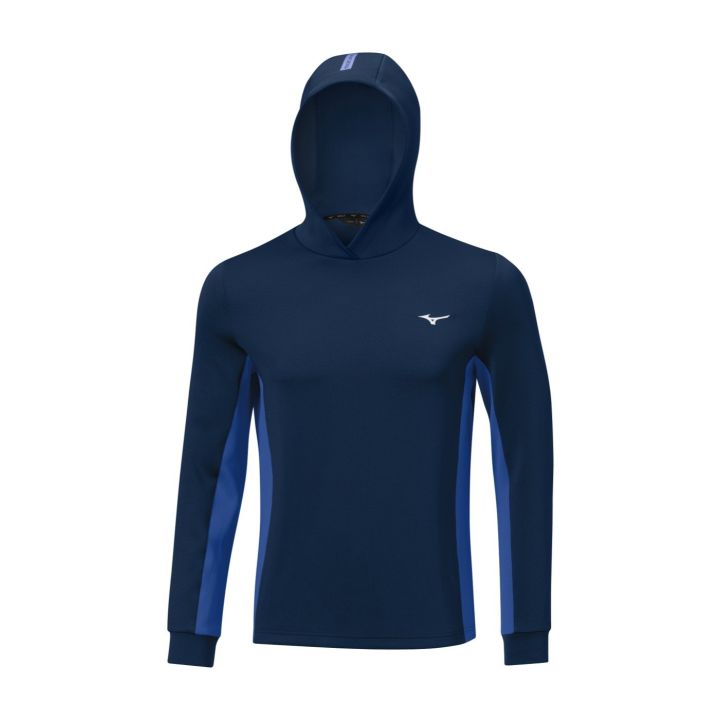 Mizuno G-Style Long Sleeve Hoodie 2.0 – Estate Blue