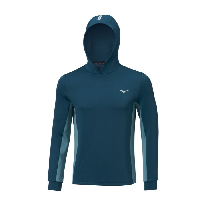 Mizuno G-Style Long Sleeve Hoodie 2.0 – Sailor Blue