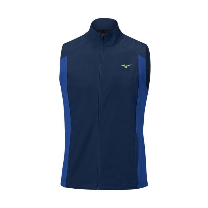 Mizuno Motion Waterrepellent Light Vest – Estate Blue