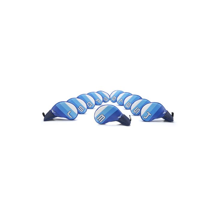 Mizuno Tour Iron Headcovers – White/Blue