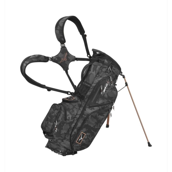 Mizuno BR-DX Stand Bag 2023 – Black Camo/Copper