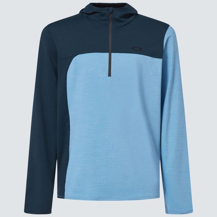 Oakley Gravity Range Hoodie -Stonewash Blue Hthr-L
