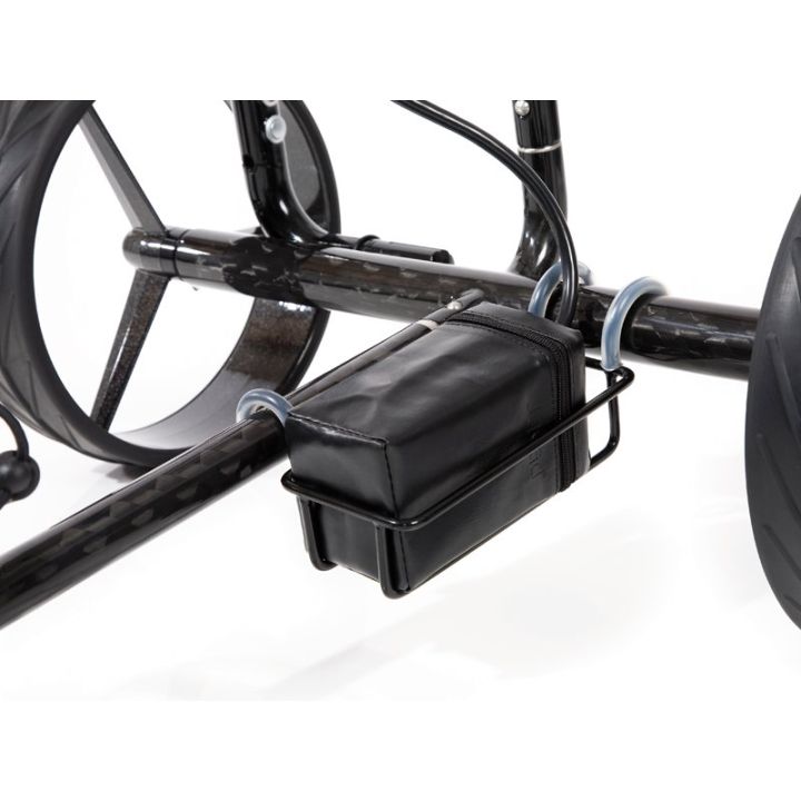 Jucad Powerpack accuhouder – Zwart (voor carbon- en Alu+-trolleys)