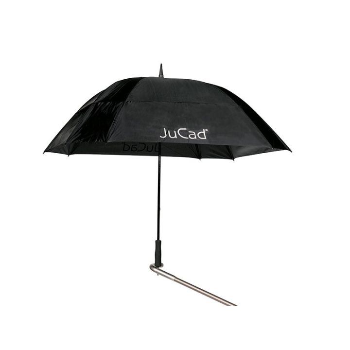 Jucad Golfparaplu Windproof met paraplustift – Zwart