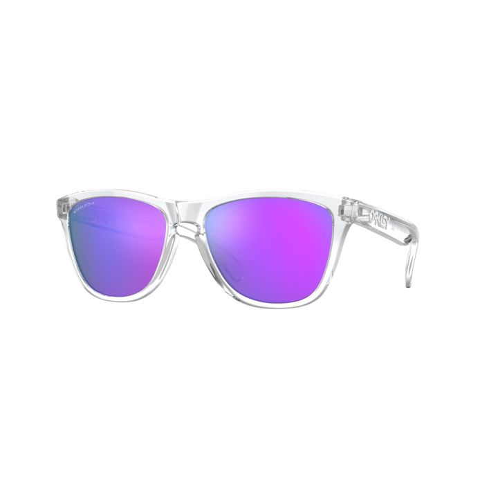 Oakley Frogskins – Polished Clear / Prizm Violet