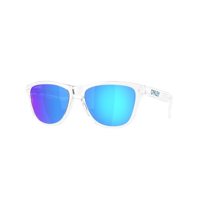 Oakley Frogskins S – Polished Clear / Prizm Sapphire