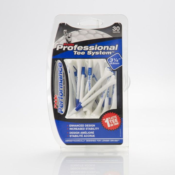 Pride Professional Tee System Tee - Blauw Blister - 30 Tees