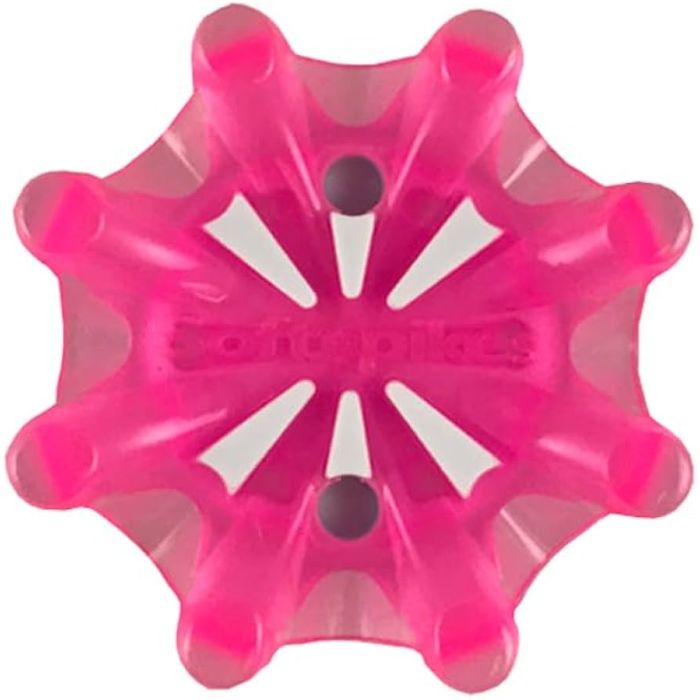 Softspikes Pulsar Fast Twist Pink / White Doos 16 stks