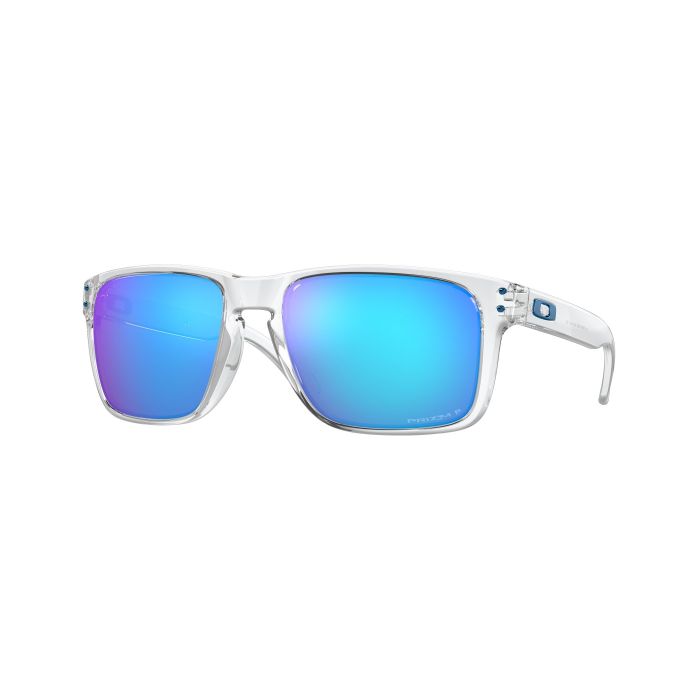 Oakley Holbrook Xl – Polished Clear / Prizm Sapphire Iridum Polarized